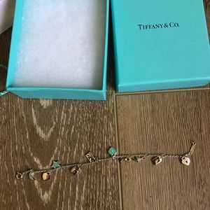 Tiffany & Co. Sterling Silver Charm Bracelet